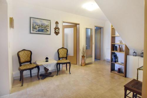 Kuchyň nebo kuchyňský kout v ubytování Geräumige Kellerwohnung in der Nähe von Umag