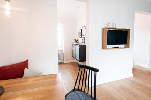 Televisyen dan/atau pusat hiburan di FREYZEIT Apartments Deidesheim