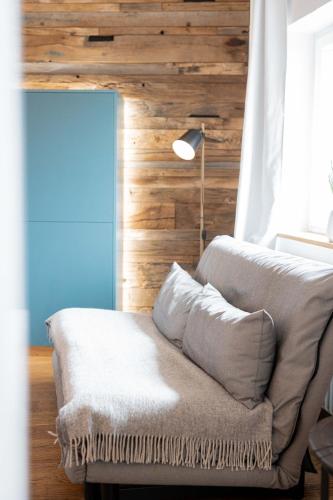 Ruang duduk di FREYZEIT Apartments Deidesheim