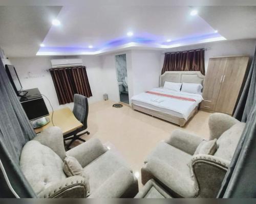 Χώρος καθιστικού στο SUKANO Apartment VIP