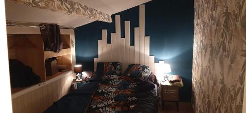 Postel nebo postele na pokoji v ubytování Maison 2 chambres