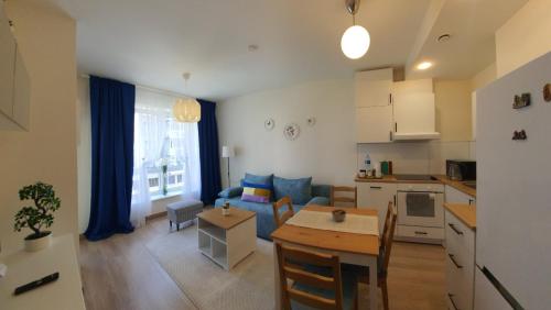Dapur atau dapur kecil di Modern apartments in a new building