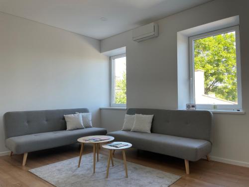 Zona de estar de Vilkmerge apartment