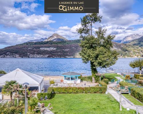 La plage privee du lac