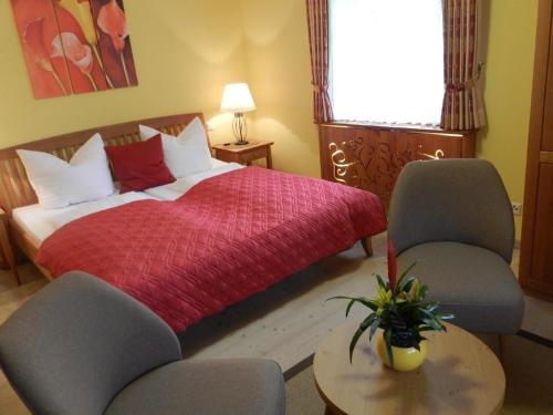 Postel nebo postele na pokoji v ubytování Tolles Appartement in Marktgemeinde Übelbach mit Garten