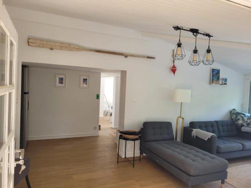 Χώρος καθιστικού στο Agréable Villa avec piscine, 12 personnes