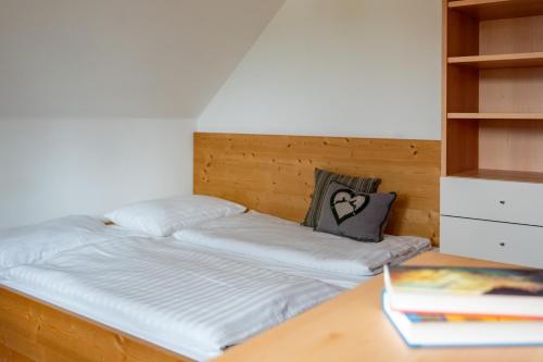 Cama o camas de una habitación en Der Hechl