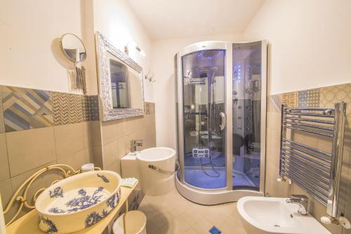 Koupelna v ubytování Le Stanze Di Leonardo
