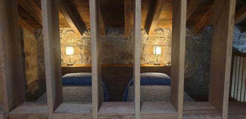 Postel nebo postele na pokoji v ubytování Agriturismo Campo del Pillo