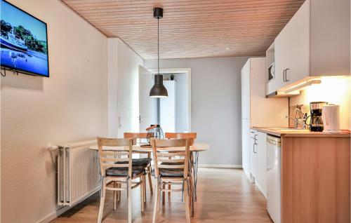 Η κουζίνα ή μικρή κουζίνα στο Apartment Hvide Sande 01