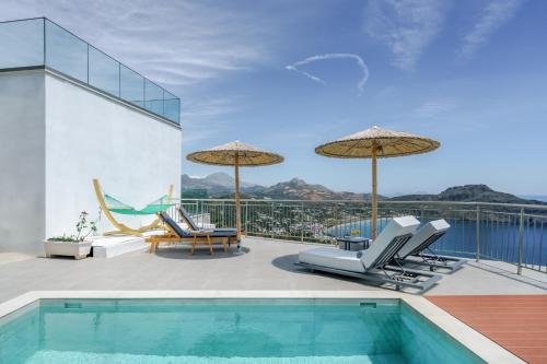 New Seaview Villa Minoiko with Private Pool near the Beach in Plakias