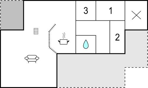 Κάτοψη του Holiday Home Brovst With A Fireplace 03