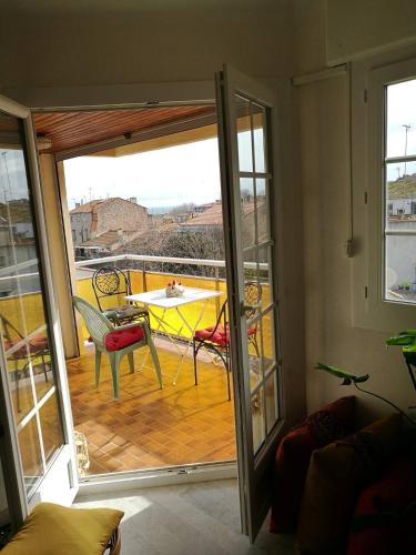 Balkón nebo terasa v ubytování Chambre centre ville avec une belle vue