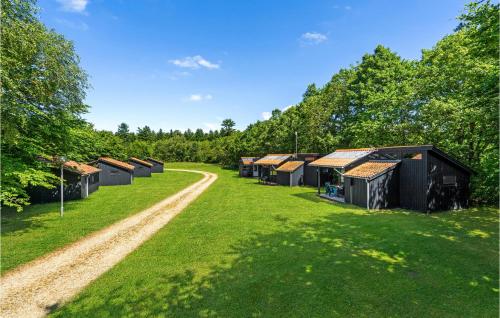 an overhead view of a row of huts at Gorgeous Home In Hampen With Wifi in Hampen
