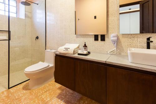 Koupelna v ubytování Hotel Libertad 1416