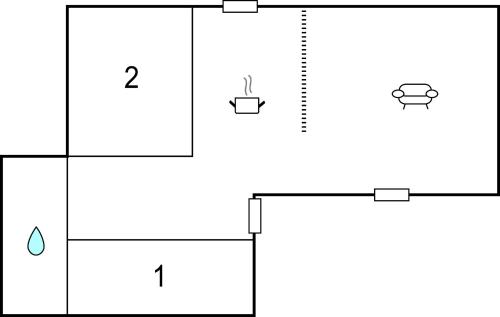 a schematic diagram of a reactor with a drop of water at Awesome Home In Kirke Såby With Wifi in Kirke Såby