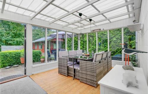 Balkón nebo terasa v ubytování Holiday Home Askevej