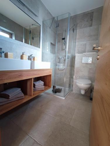 Koupelna v ubytování Apart Hotel Ideal