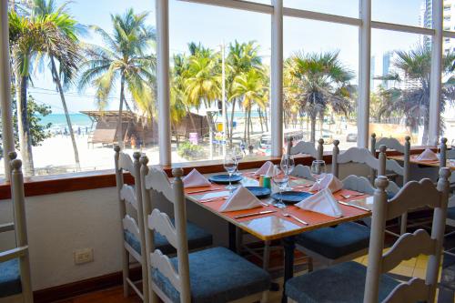 Un restaurant sau alt loc unde se poate mânca la Hotel Almirante Cartagena Colombia