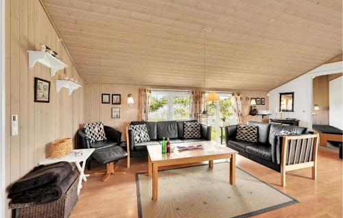 Χώρος καθιστικού στο Holiday Home Bjerregårdsvej Hvide Sande Denm Xa