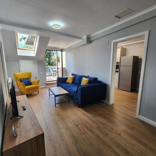 Posezení v ubytování City Center Apartment -M