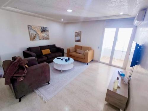 Χώρος καθιστικού στο Sunny House