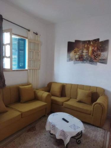 Χώρος καθιστικού στο Sunny House