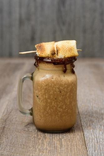 a jar of peanut butter and jelly with a sandwich on top at Marina Hotel at Shelter Bay in Colón