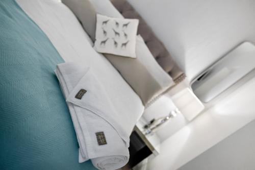 Ένα ή περισσότερα κρεβάτια σε δωμάτιο στο BayBreeze Apartment The Hoe