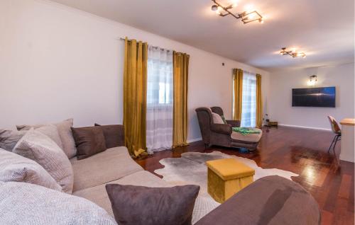 Μια τηλεόραση ή/και κέντρο ψυχαγωγίας στο Gorgeous Home In Gornje Rastane