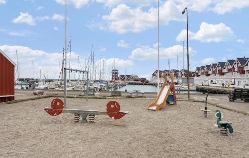 a playground with a slide at Cozy Apartment In Bagenkop With Sauna in Bagenkop