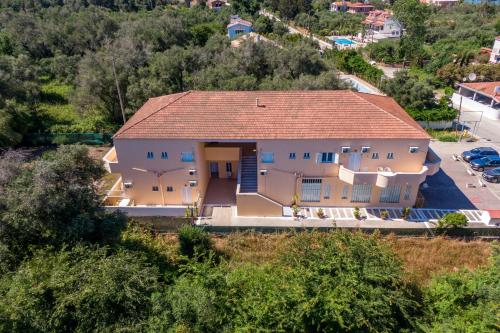 an aerial view of a house at Sandy Beach Complex - Annexe Building in Kavos