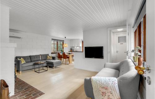 Μια τηλεόραση ή/και κέντρο ψυχαγωγίας στο 3 Bedroom Beautiful Home In Ringkøbing