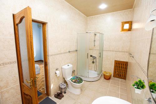 Koupelna v ubytování Baku Badamdar Villa