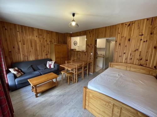 Studio rénové, calme, balcon sud, jardinet, proche pistes et commerces - FR-1-787-22