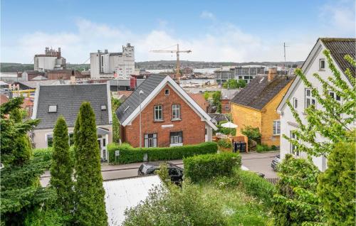 a city view from the roof of a building at One-Bedroom Apartment In Svendborg in Svendborg