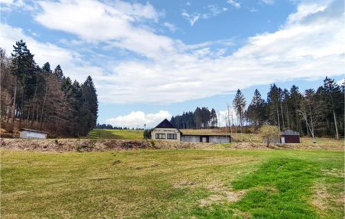 a house in the middle of a field with trees at Amazing Home In Masserberg in Fehrenbach