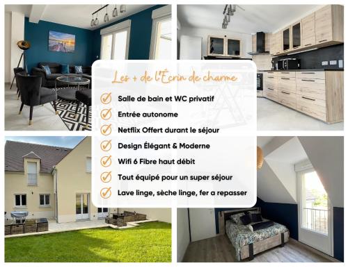 Kuchyň nebo kuchyňský kout v ubytování Chambre Escapade - SDB WC Privatif - Entrée autonome - Grande TV NETFLIX