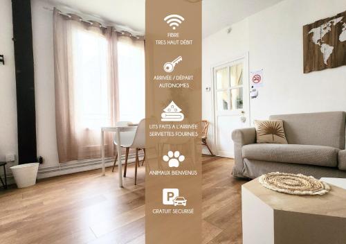 Et opholdsområde på "Bambou Zen" - 5 couchages - Vieux Tours