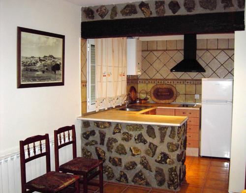 Кухня или мини-кухня в Casa Rural Santa Barbara
