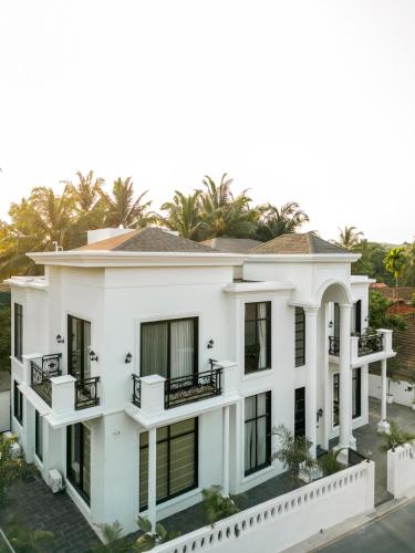 an aerial view of a white building at Casa De Roopa by Stay ALYF, Mandrem in Mandrem