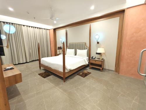 Katil atau katil-katil dalam bilik di The Sky Imperial Hotel Kailash