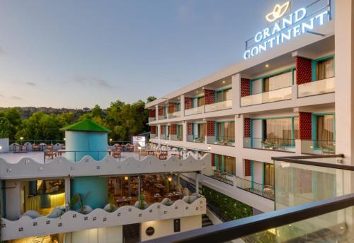 an aerial view of the grand continental hotel at Grand Continent Morjim in Morjim