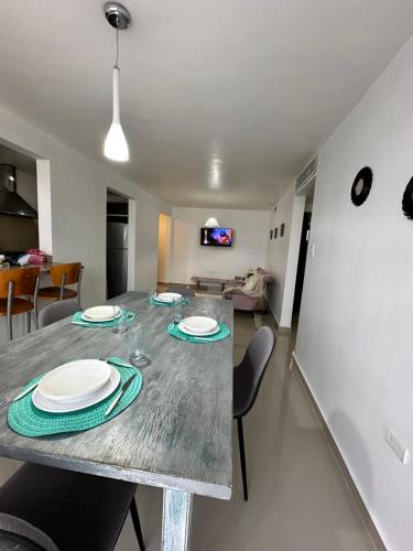 Χώρος καθιστικού στο Cómodo apartamento Familiar totalmente equipado con estratégica ubicación Isla de Margarita