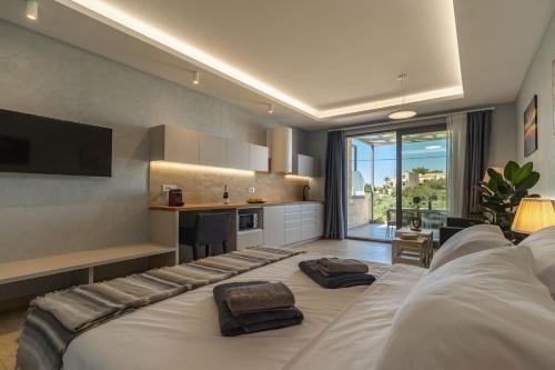 Postel nebo postele na pokoji v ubytování Amour Relax Hotel