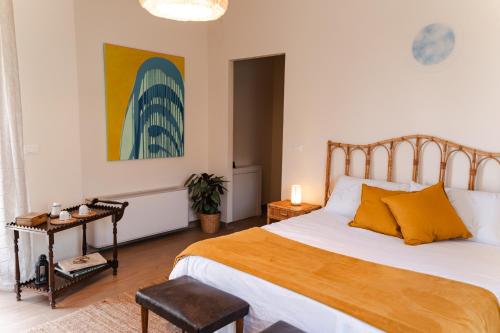 Postel nebo postele na pokoji v ubytování Rifugio Etna Soul Camere con bagno privato