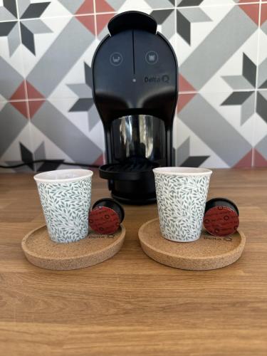Kemudahan buat kopi dan teh di Monte da Tojeirinha