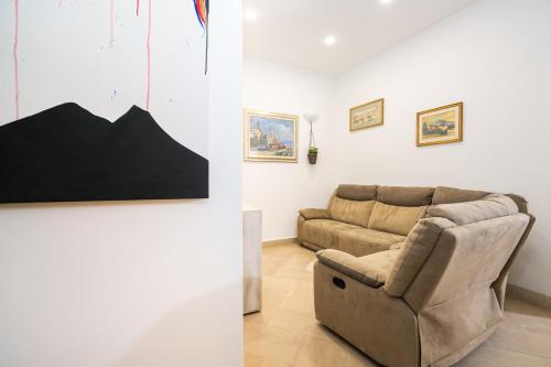 Χώρος καθιστικού στο Bella Stabia Rooms