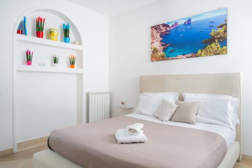 Ένα ή περισσότερα κρεβάτια σε δωμάτιο στο Bella Stabia Rooms