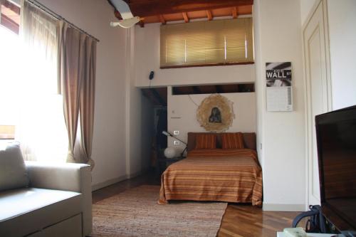 מיטה או מיטות בחדר ב-Pietra E Glicine B&B